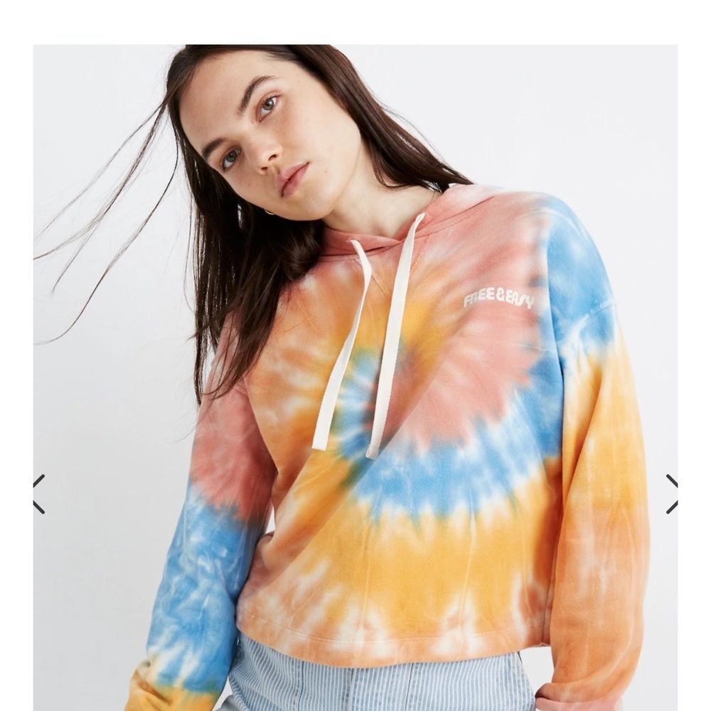 Madewell x Free and Easy Crop Hoodie Small